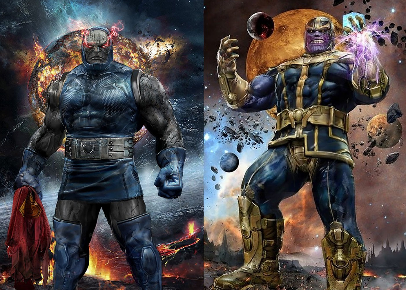 Thanos vs Darkseid Siapakah Yang Terkuat? 
