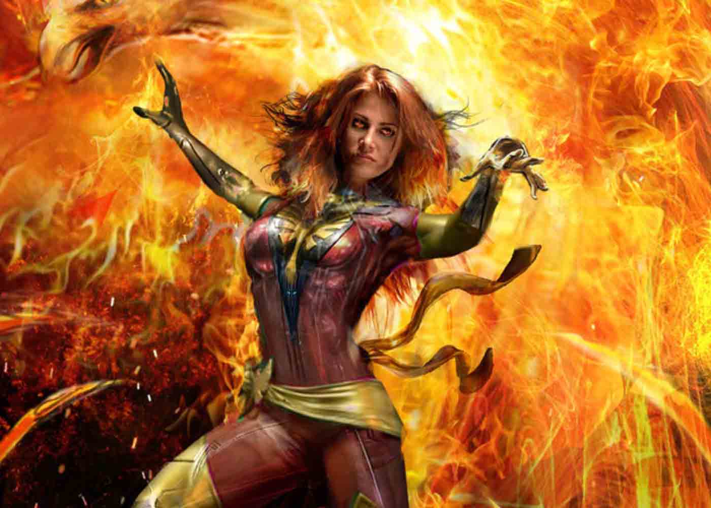 seorang gadis muda dengan nama Firehair berubah menjadi sosok Lady Phoenix ...