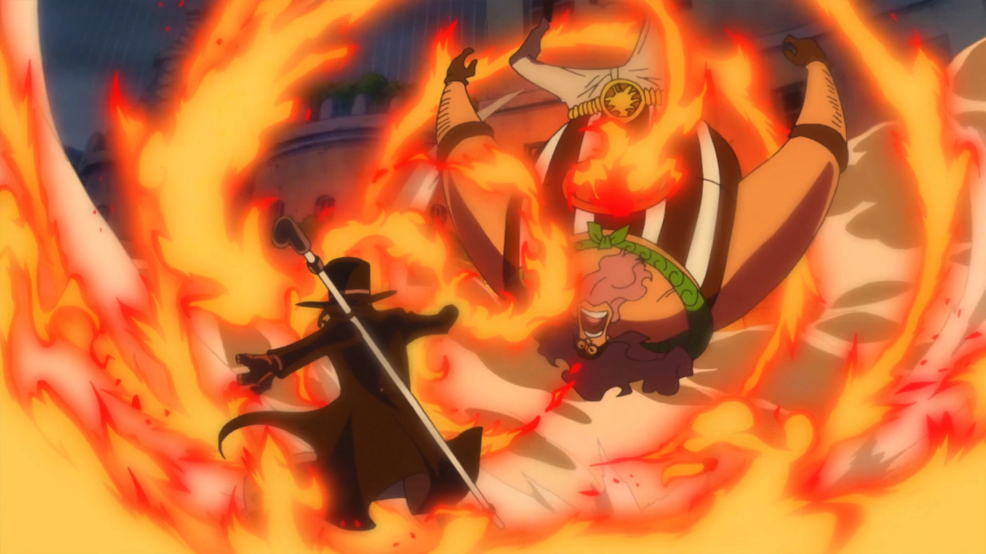 One Piece: 6 Serangan Terkuat Sabo!, Greenscene