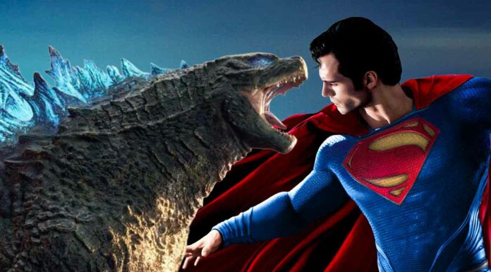 DC Bocorkan Tampilan Superman VS Godzilla!